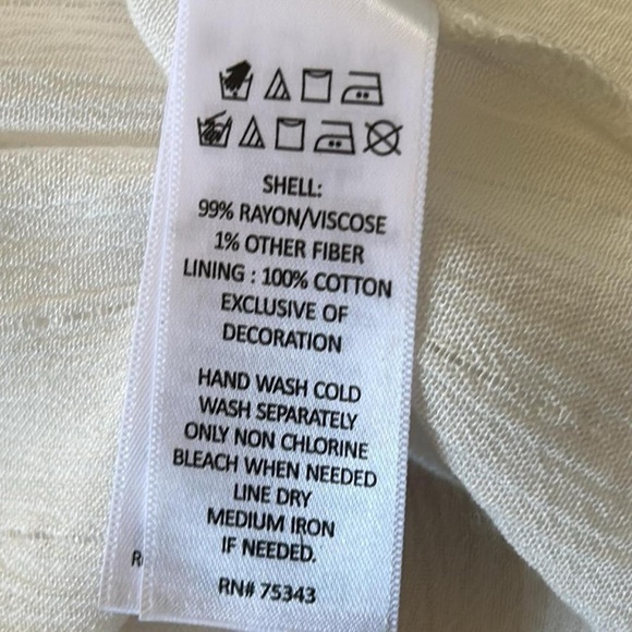 Rachel Zoe white top size medium - Picture 12 of 16